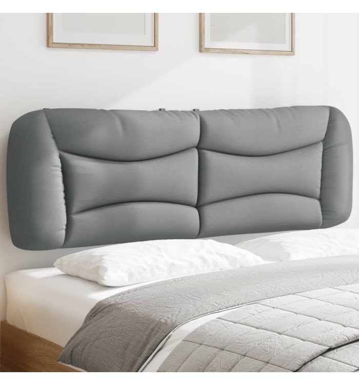 Coussin de tête de lit gris clair 160 cm tissu | Mobilier & Déco