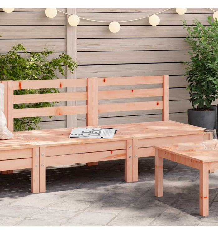 Canapés de jardin sans accoudoirs 2 pcs bois massif douglas | Mobilier & Déco