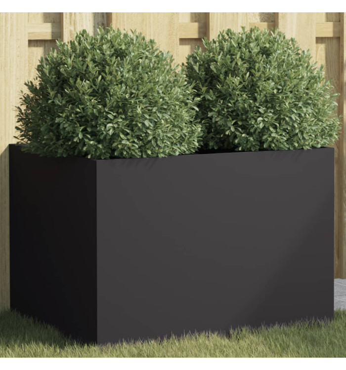 Jardinière noir 62x47x46 cm acier | Mobilier & Déco