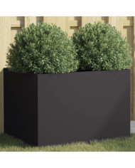 Jardinière noir 62x47x46 cm acier | Mobilier & Déco