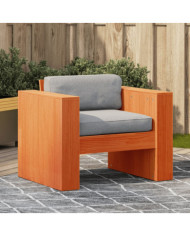 Canapé de jardin cire marron 79x60x62 cm bois de pin massif | Mobilier & Déco