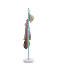 Porte-manteau bleu 172 cm fer enduit de poudre | Mobilier & Déco