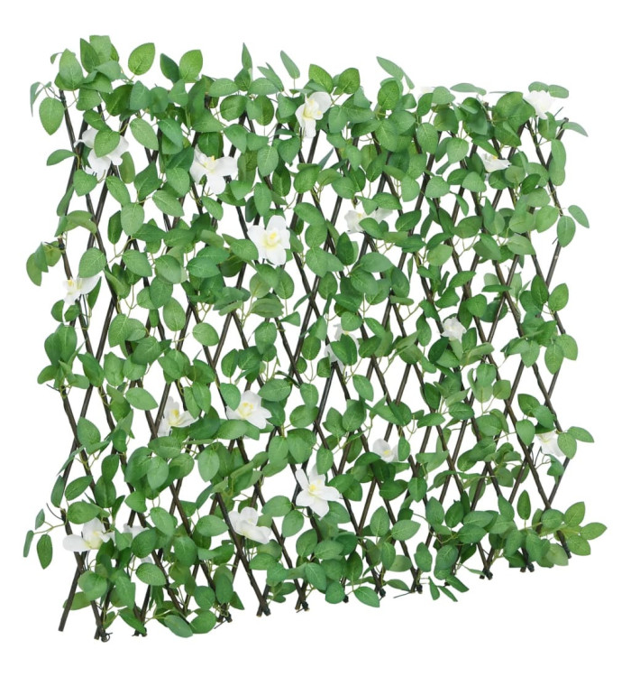 Treillis de lierre artificiel extensible vert 186x30 cm | Mobilier & Déco