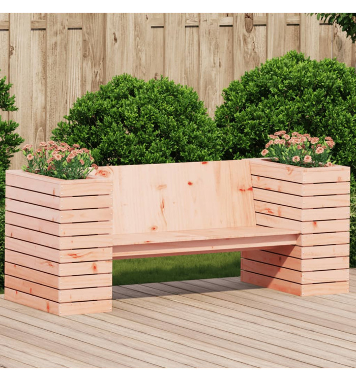 Banc avec jardinières 167,5x60x65 cm bois massif de douglas | Mobilier & Déco