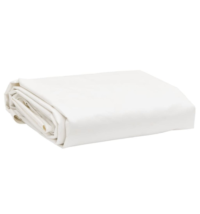 Bâche blanc Ø 2,6 m 650 g/m² | Mobilier & Déco