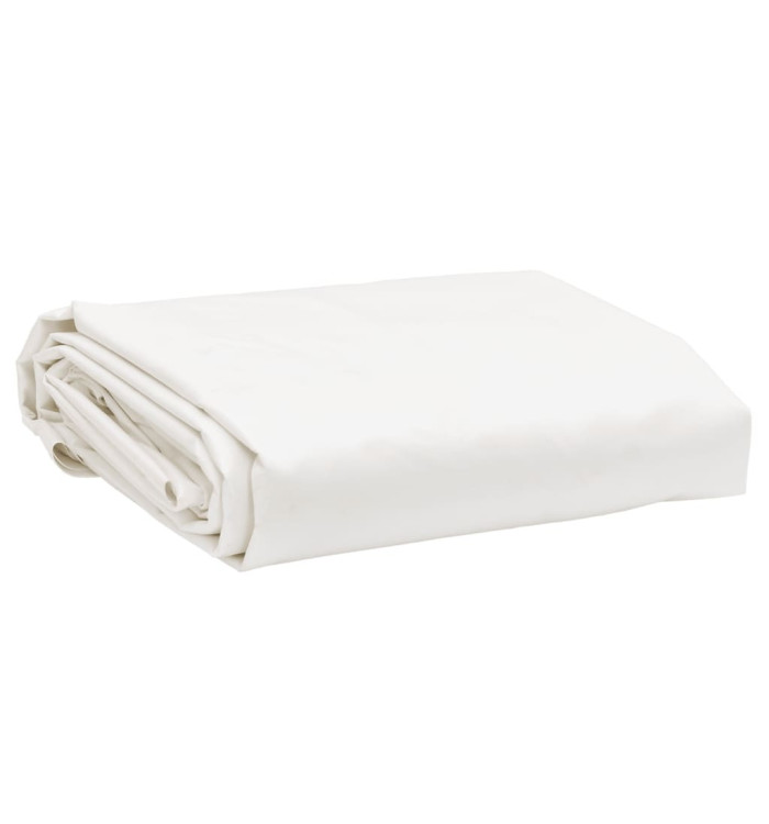 Bâche blanc 5x6 m 650 g/m² | Mobilier & Déco