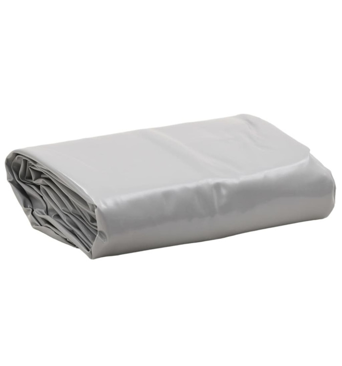 Bâche gris Ø 2,8 m 650 g/m² | Mobilier & Déco