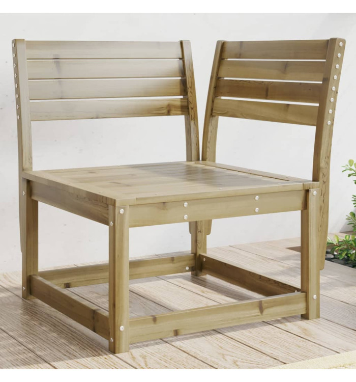 Canapé d'angle de jardin a73x73x78 cm bois de pin imprégné | Mobilier & Déco
