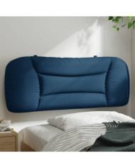 Coussin de tête de lit bleu 100 cm tissu | Mobilier & Déco