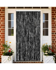 Rideau anti-mouches anthracite 100x200 cm chenille | Mobilier & Déco