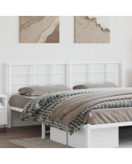 Tête de lit métal blanc 200 cm | Mobilier & Déco