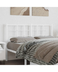 Tête de lit métal blanc 140 cm | Mobilier & Déco