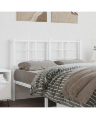 Tête de lit métal blanc 120 cm | Mobilier & Déco