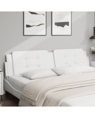 Coussin de tête de lit blanc 200 cm similicuir | Mobilier & Déco