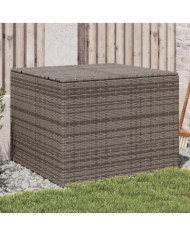 Boîte de rangement de jardin gris 291L résine tressée | Mobilier & Déco