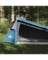 Tente de camping tunnel 2 personnes bleu imperméable | Mobilier & Déco