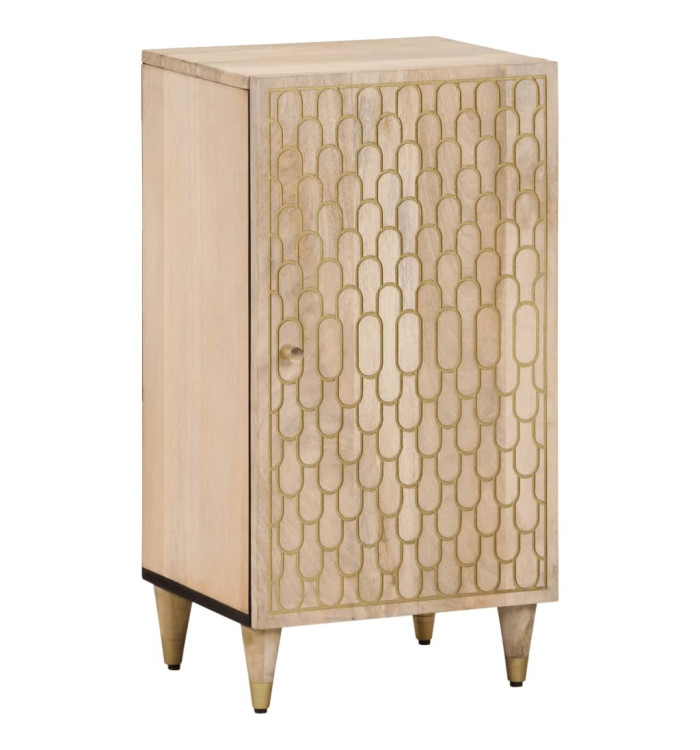 Armoire latérale 40x33x75 cm bois massif de manguier | Mobilier & Déco