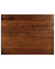 Dessus de table 80x70x2,5 cm rectangulaire bois massif récupéré | Mobilier & Déco