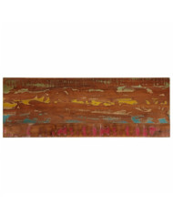 Dessus de table 140x50x3,8cm rectangulaire bois massif récupéré | Mobilier & Déco