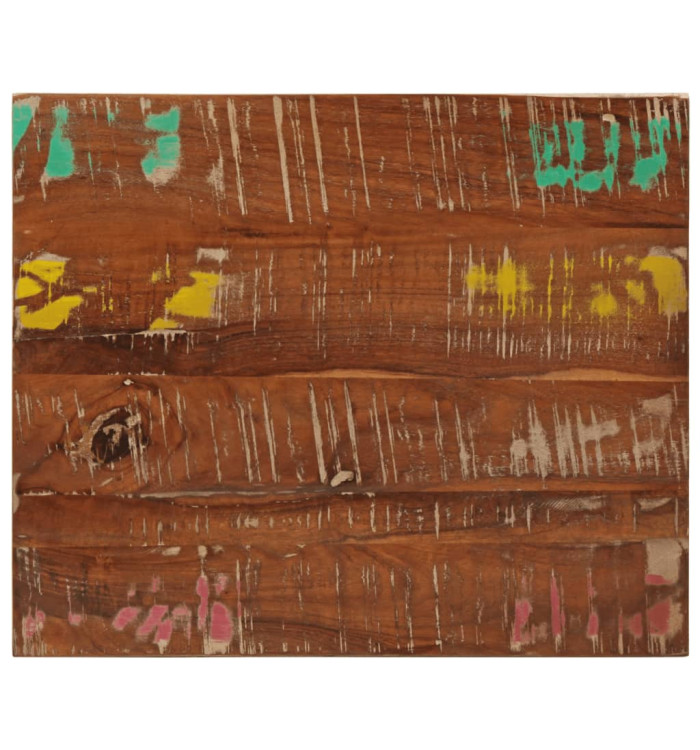 Dessus de table 60x50x3,8 cm rectangulaire bois massif récupéré | Mobilier & Déco