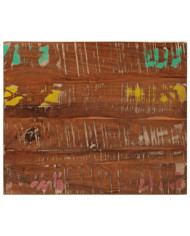 Dessus de table 60x50x3,8 cm rectangulaire bois massif récupéré | Mobilier & Déco