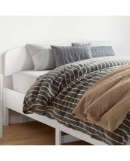 Tête de lit blanc 160 cm bois massif de pin | Mobilier & Déco