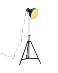 Lampadaire 25 W noir 61x61x90/150 cm E27 | Mobilier & Déco