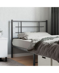 Tête de lit métal noir 107 cm | Mobilier & Déco