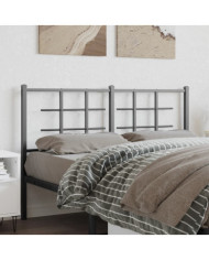Tête de lit métal noir 135 cm | Mobilier & Déco