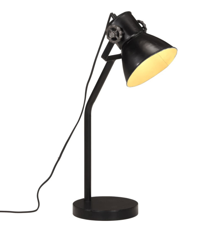 Lampe de bureau 25 W noir 17x17x60 cm E27 | Mobilier & Déco