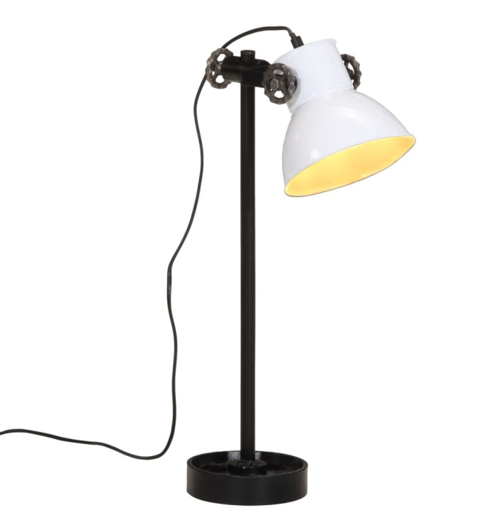 Lampe de bureau 25 W blanc 15x15x55 cm E27 | Mobilier & Déco