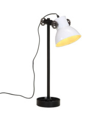 Lampe de bureau 25 W blanc 15x15x55 cm E27 | Mobilier & Déco