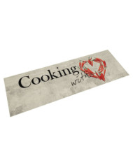 Tapis de cuisine lavable imprimé de piment Cooking 45x150 cm | Mobilier & Déco