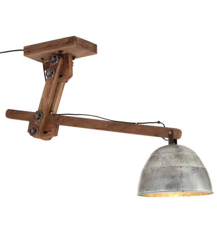 Plafonnier 25 W argent vintage 105x30x65-108cm E27 | Mobilier & Déco
