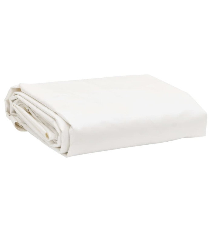 Bâche blanc 5x8 m 650 g/m² | Mobilier & Déco