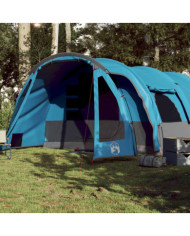 Tente familiale tunnel 8 personnes bleu imperméable | Mobilier & Déco
