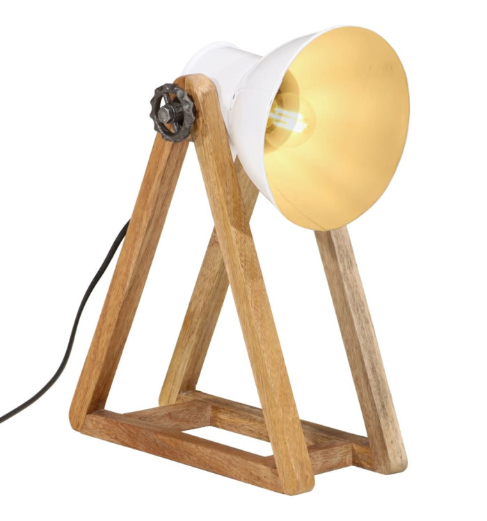 Lampe de bureau 25 W blanc 30x17x40 cm E27 | Mobilier & Déco