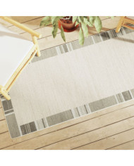 Tapis intérieur extérieur à poils courts 80x300 cm antidérapant | Mobilier & Déco