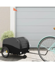 Remorque de vélo noir 30 kg fer | Mobilier & Déco