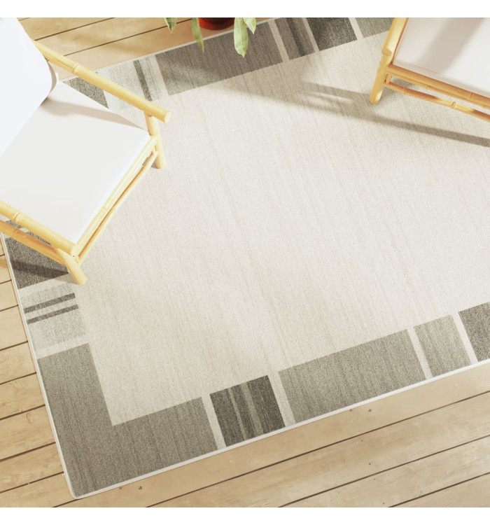 Tapis intérieur extérieur à poils courts 160x230cm antidérapant | Mobilier & Déco