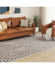 Tapis intérieur extérieur à poils courts 190x300cm antidérapant | Mobilier & Déco