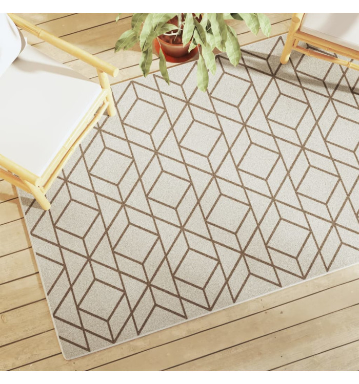 Tapis intérieur extérieur à poils courts 120x180cm antidérapant | Mobilier & Déco