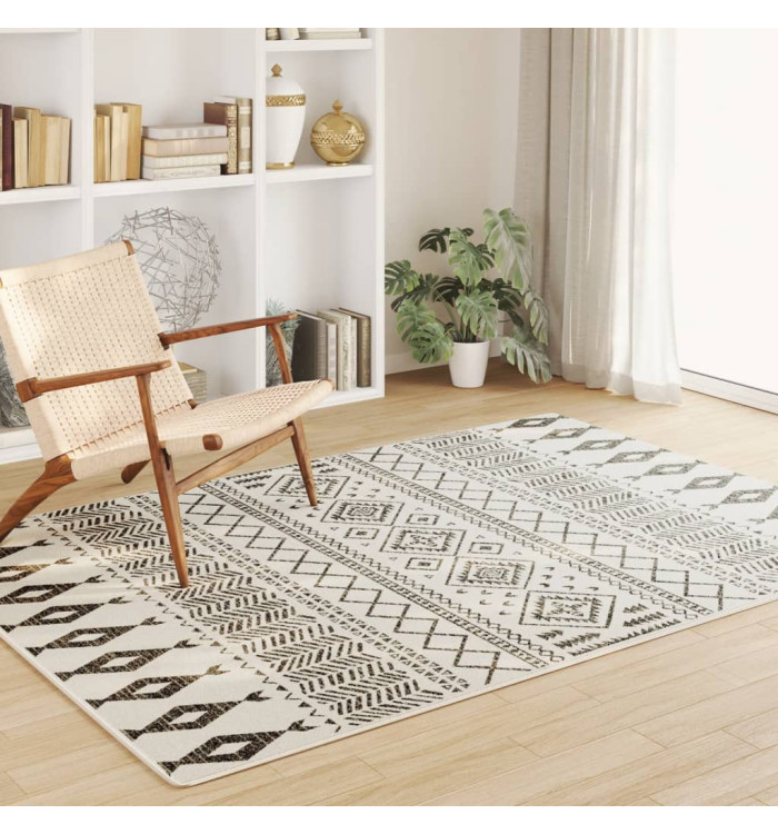 Tapis intérieur extérieur à poils courts 160x230cm antidérapant | Mobilier & Déco