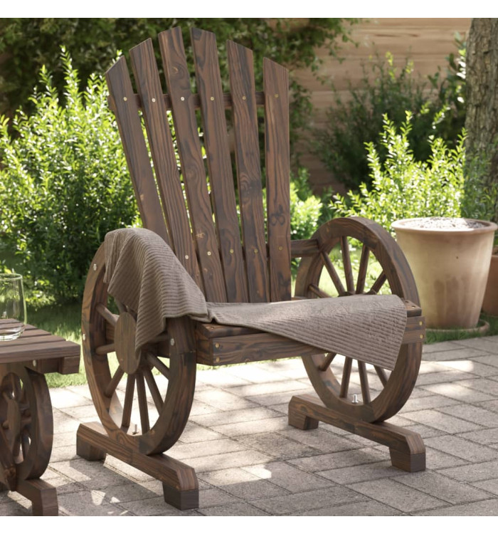 Chaises de jardin Adirondack lot de 4 bois de sapin massif | Mobilier & Déco