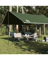 Bâche de camping vert 430x380x210 cm imperméable | Mobilier & Déco