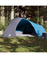 Tente de camping à dôme 4 personnes bleu imperméable | Mobilier & Déco