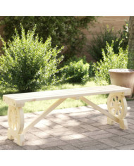 Banc de jardin 115 cm bois de sapin massif | Mobilier & Déco