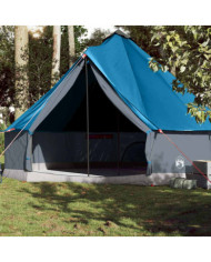Tente familiale tipi 10 personnes bleu imperméable | Mobilier & Déco