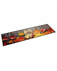 Tapis de cuisine lavable impression d'automne 60x300 cm velours | Mobilier & Déco