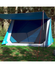 Tente de camping 2 personnes bleu imperméable | Mobilier & Déco